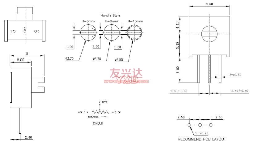 3386電位器_3386W_技術(shù)參數(shù) 3386電位器_3386W_技術(shù)參數(shù)